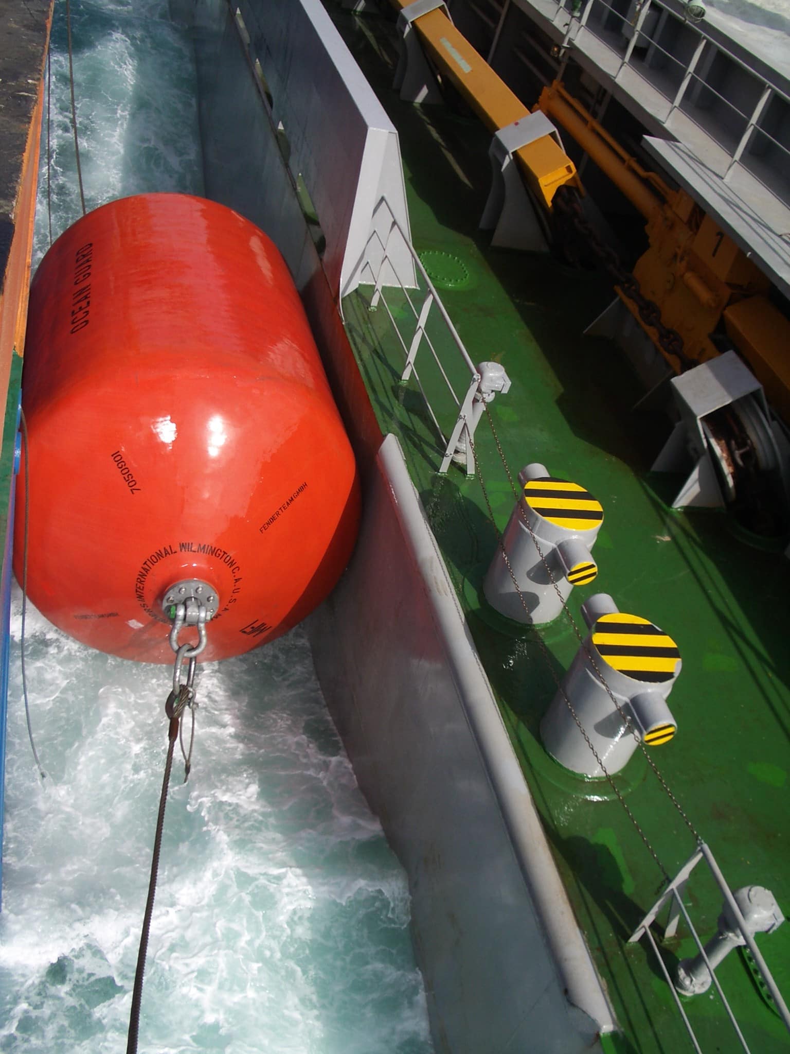 ShipToShipTransfer operations in the Persian Gulf Marine Fenders